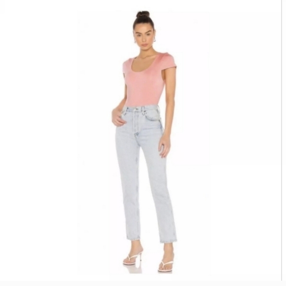 Alice + Olivia Jenara Cap Sleeve Bodysuit in Pink SIZE SMALL NWT - Picture 6 of 12